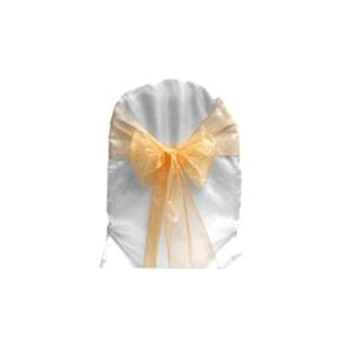 Organza Sash Peach